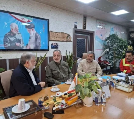 بازدید استاندار و شهردار تهران از اداره مرکزی سازمان آتش نشانی و خدمات ایمنی پایتخت