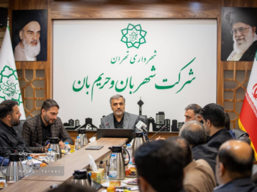 رگزاری جلسه نظارتی با حضور داود گودرزی، معاون خدمات شهری و محیط زیست شهرداری تهران، خداداد کاشفی، مدیرعامل شرکت شهربان و حریم‌بان و جمعی از معاونین و مدیران شرکت در شرکت شهربان و حریم‌بان