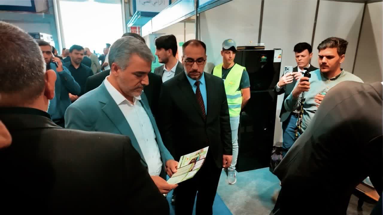بازدید از نمایشگاه بین المللی شهرداری ها در نجف