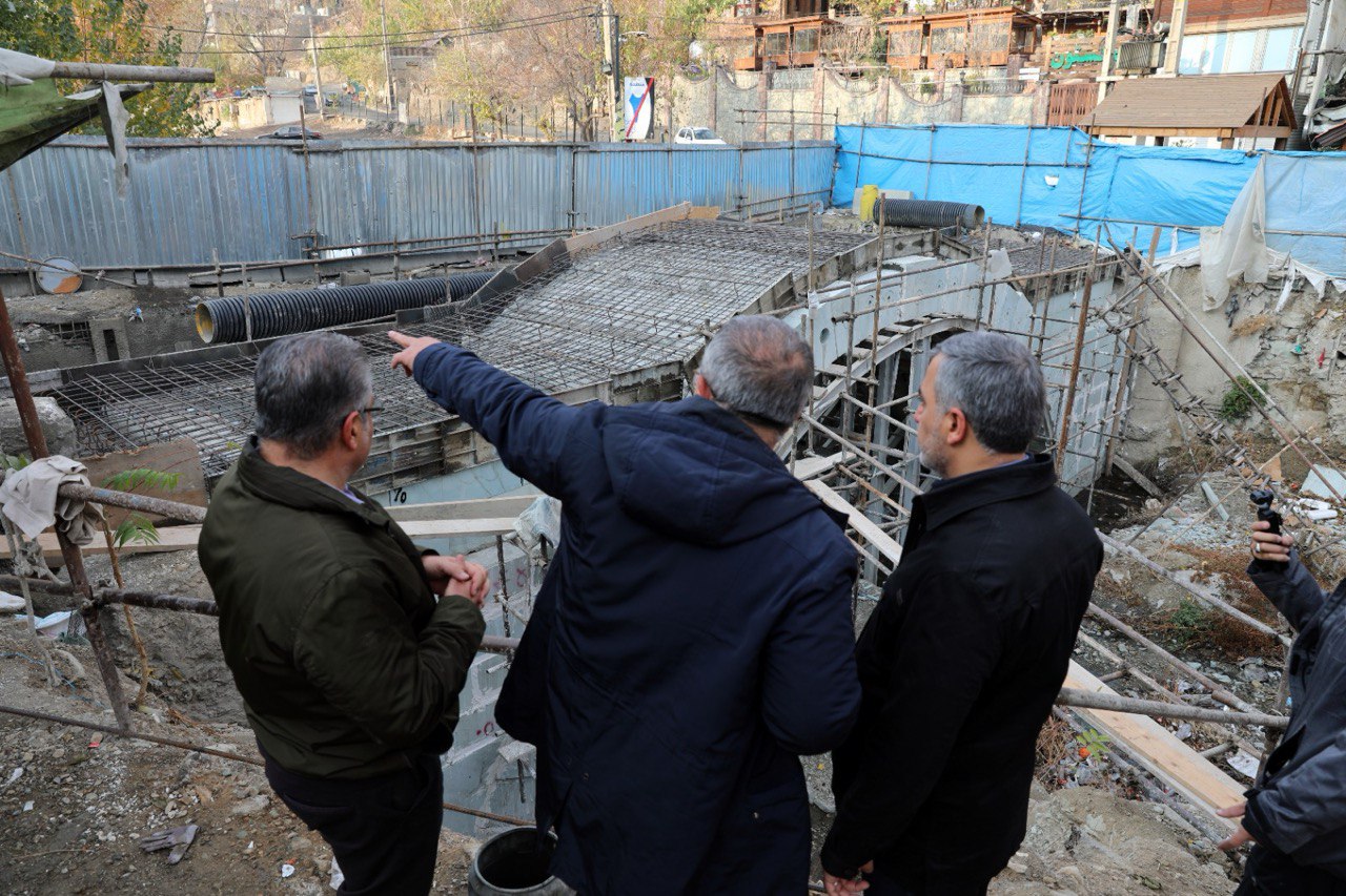 فرحزاد در مسیر سبزتر شدن، بازدید میدانی از روند ساخت بوستان بزرگ روددره فرحزاد